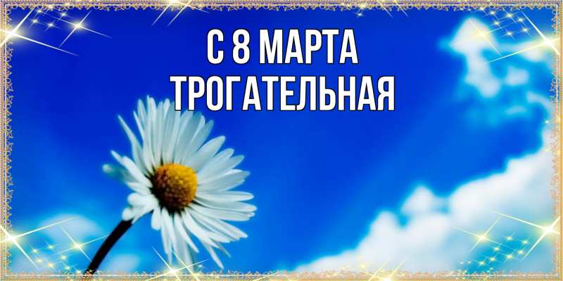 Картинка C 8 МАРТА, Тpогательная