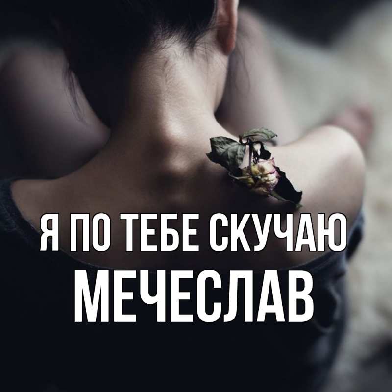 Картинка Я по тебе скучаю, Мечеслав