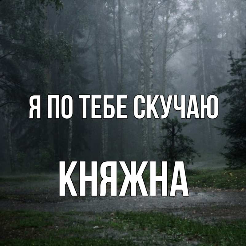 Картинка Я по тебе скучаю, Княжна