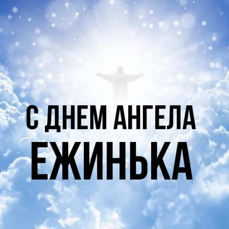 Картинка С днем ангела, ежинька