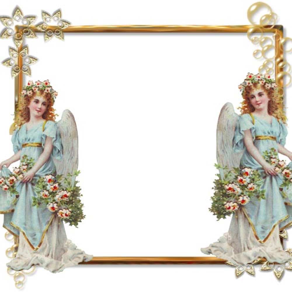 Открытка на каждый день с именем, Мэри С днем ангела рамочка из золота и ангелы Прикольная открытка с пожеланием онлайн скачать бесплатно 
