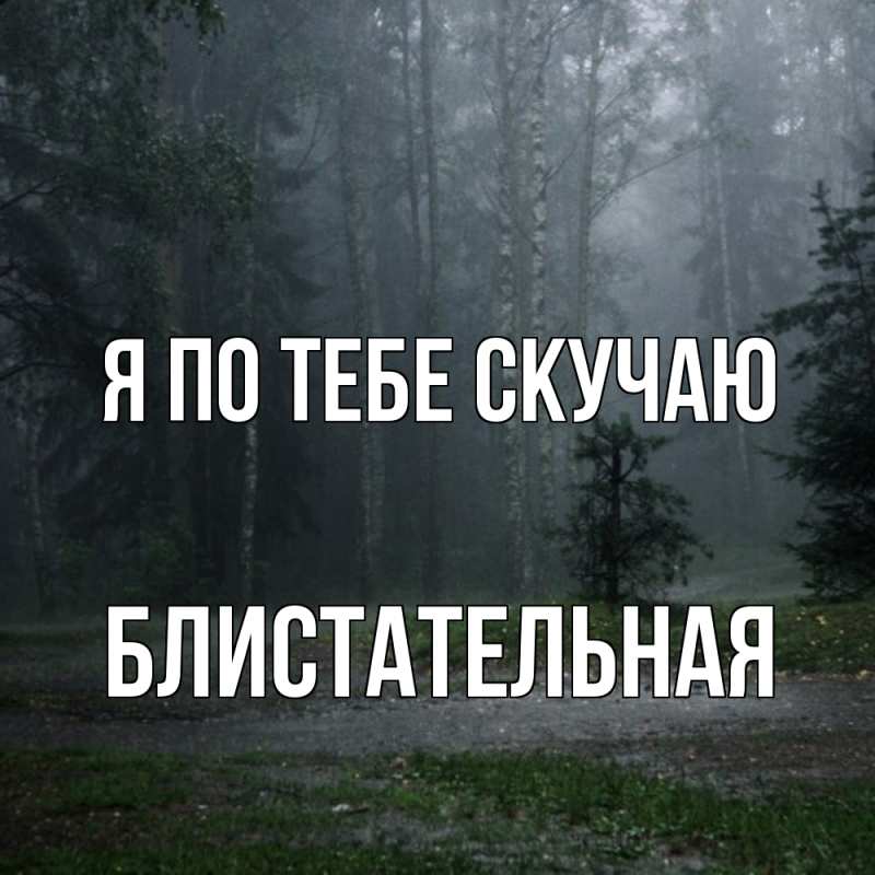 Картинка Я по тебе скучаю, блистательная