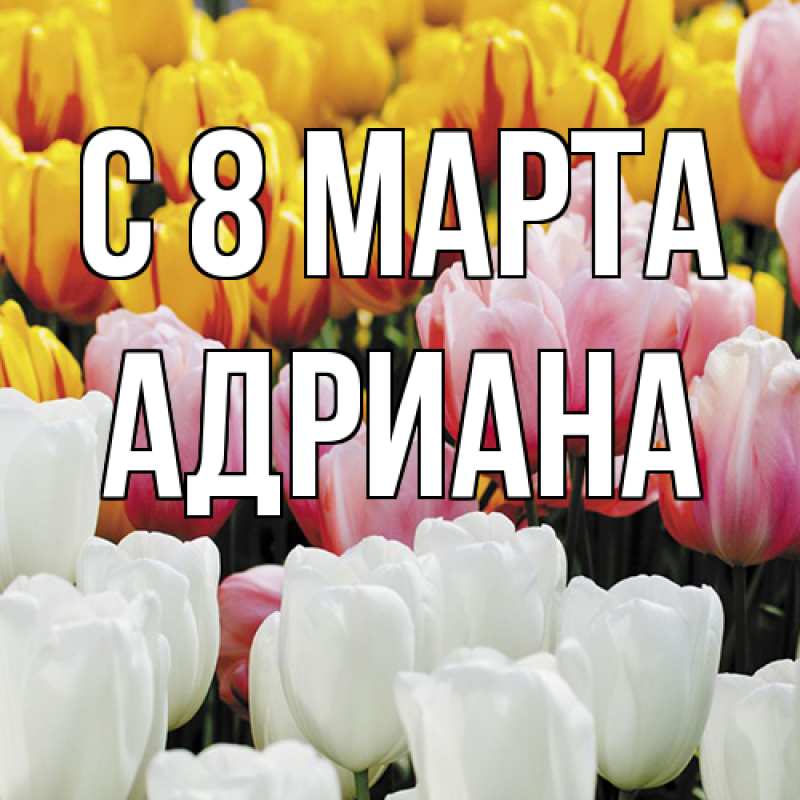 Картинка C 8 МАРТА, Адриана