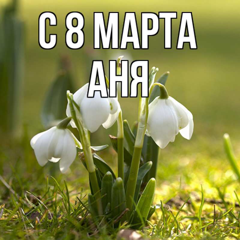 Картинка C 8 МАРТА, Аня