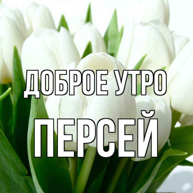 Картинка Доброе утро, Персей
