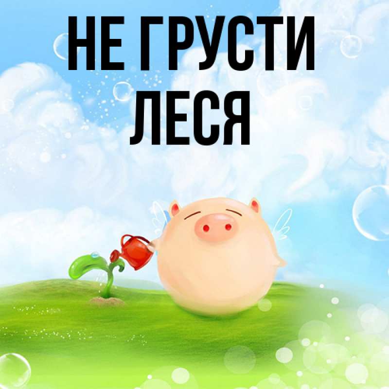 Картинка Не грусти, Леся