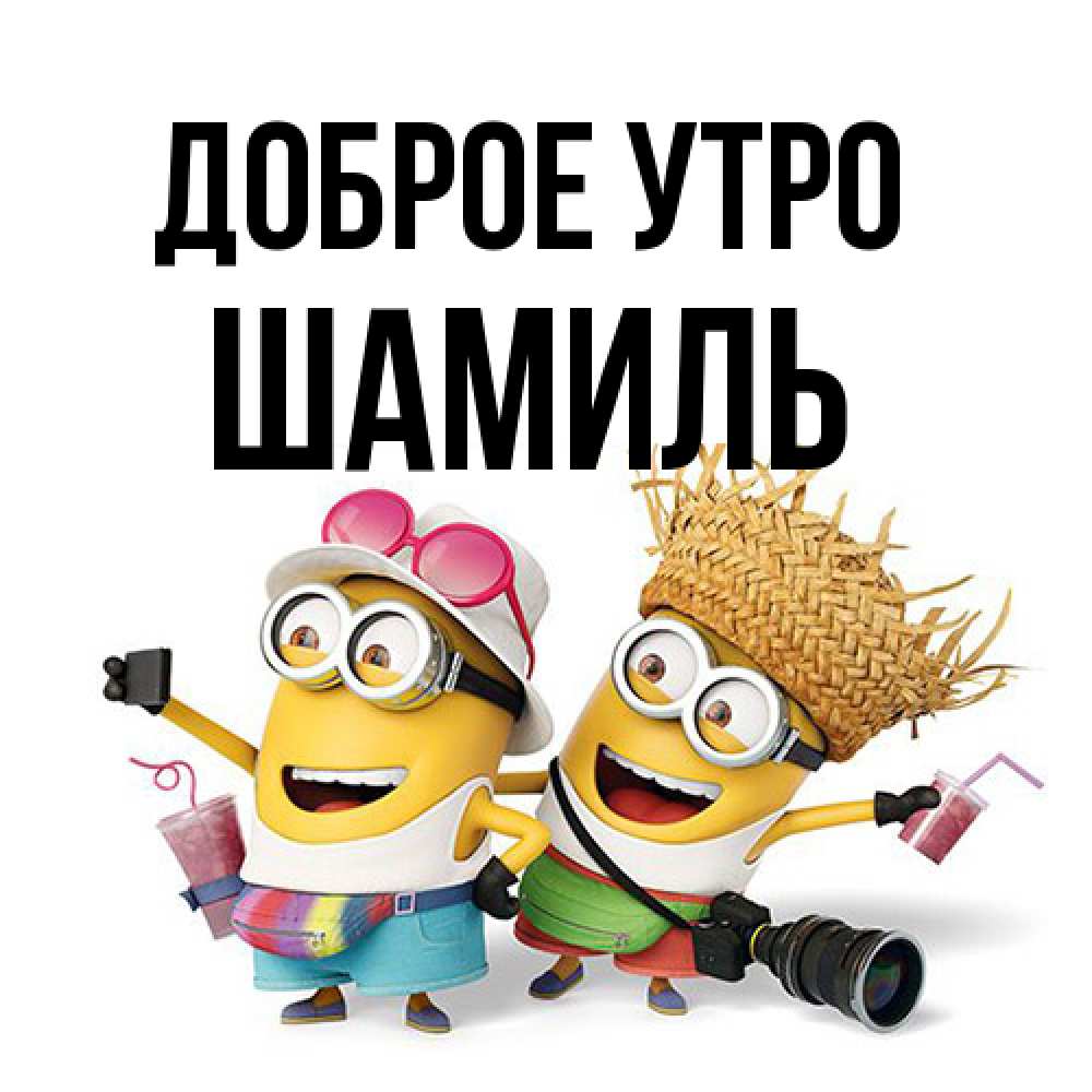 Открытка на каждый день с именем, Шамиль Доброе утро карнавал Прикольная открытка с пожеланием онлайн скачать бесплатно 
