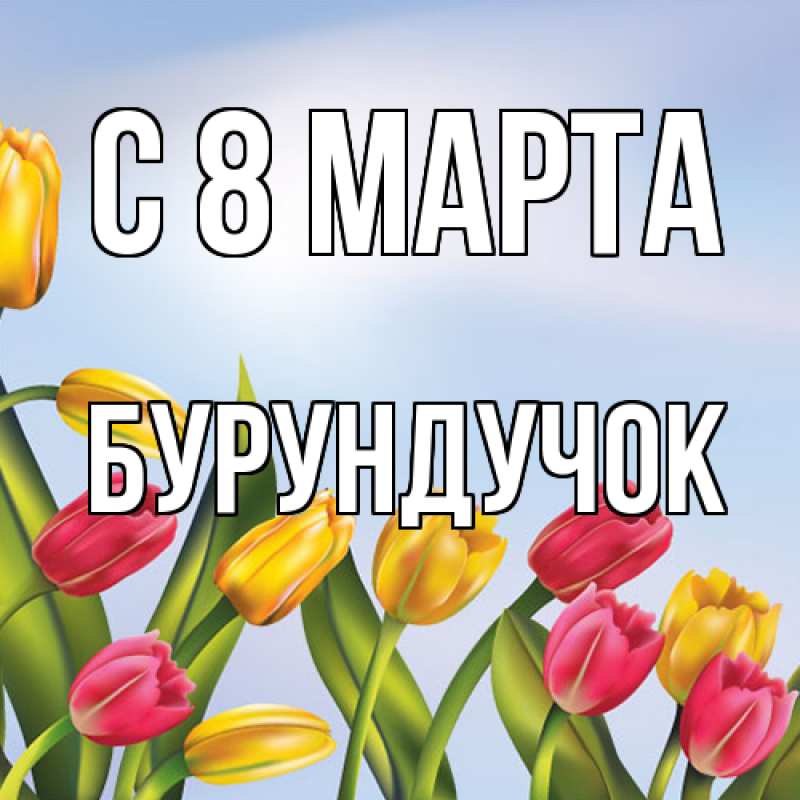 Картинка C 8 МАРТА, бурундучок