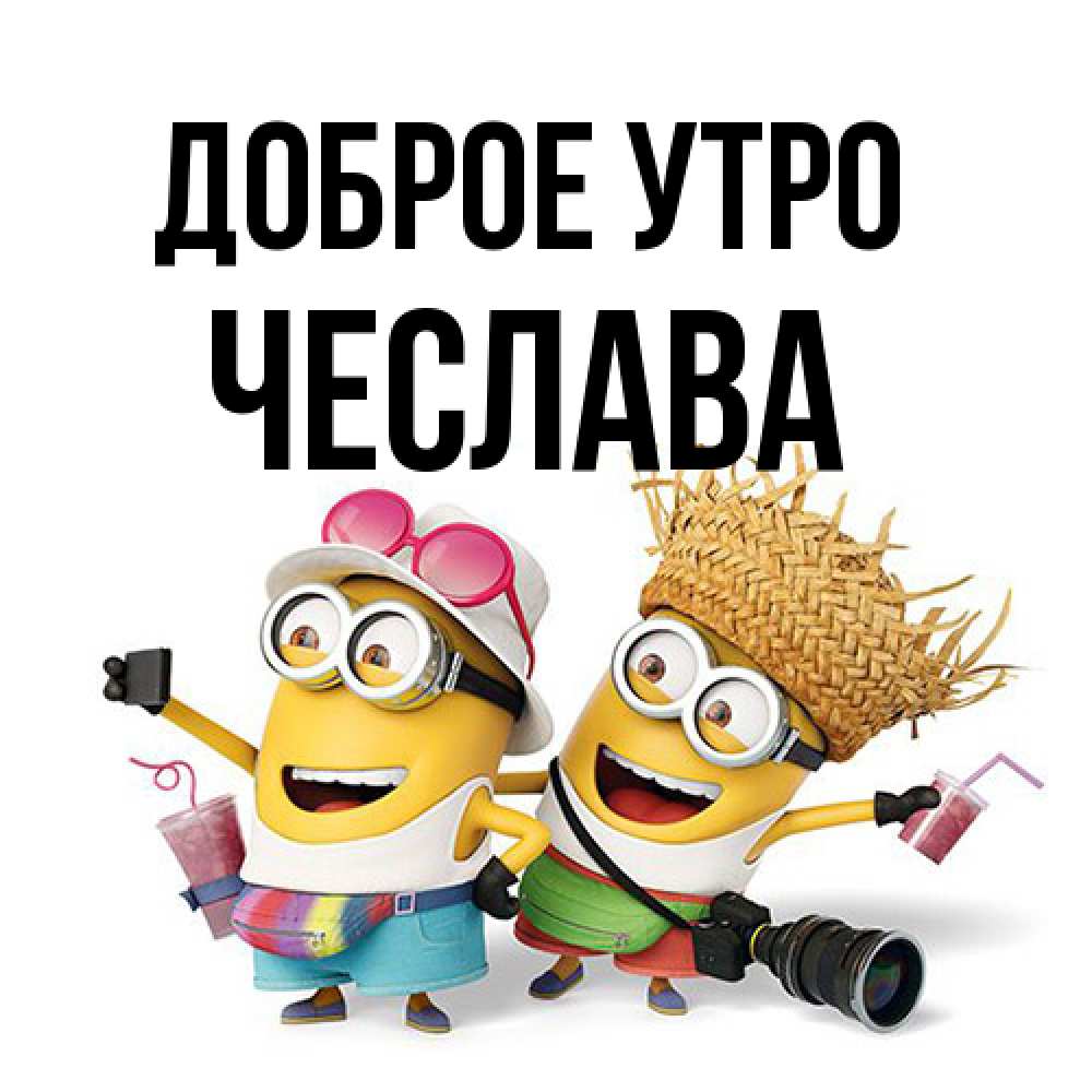 Открытка на каждый день с именем, Чеслава Доброе утро карнавал Прикольная открытка с пожеланием онлайн скачать бесплатно 