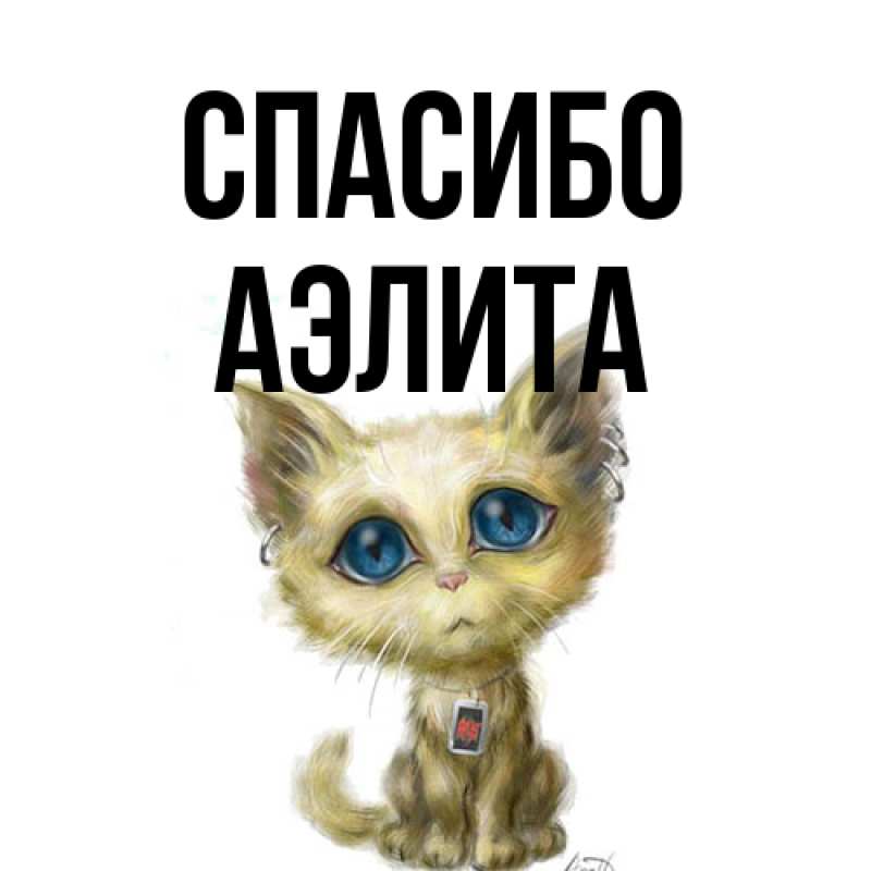 Картинка Спасибо, Аэлита