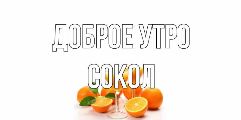 Картинка Доброе утро, Сокол