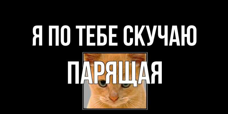 Картинка Я по тебе скучаю, Паpящая