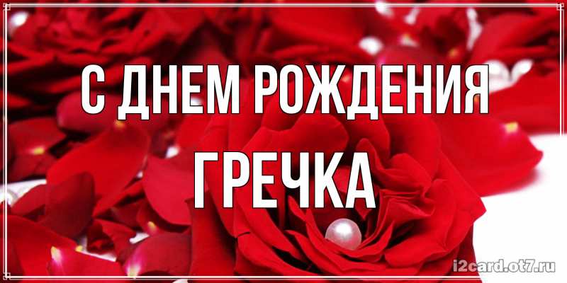 Картинка С днем рождения, Гречка