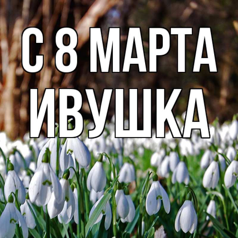 Картинка C 8 МАРТА, Ивушка