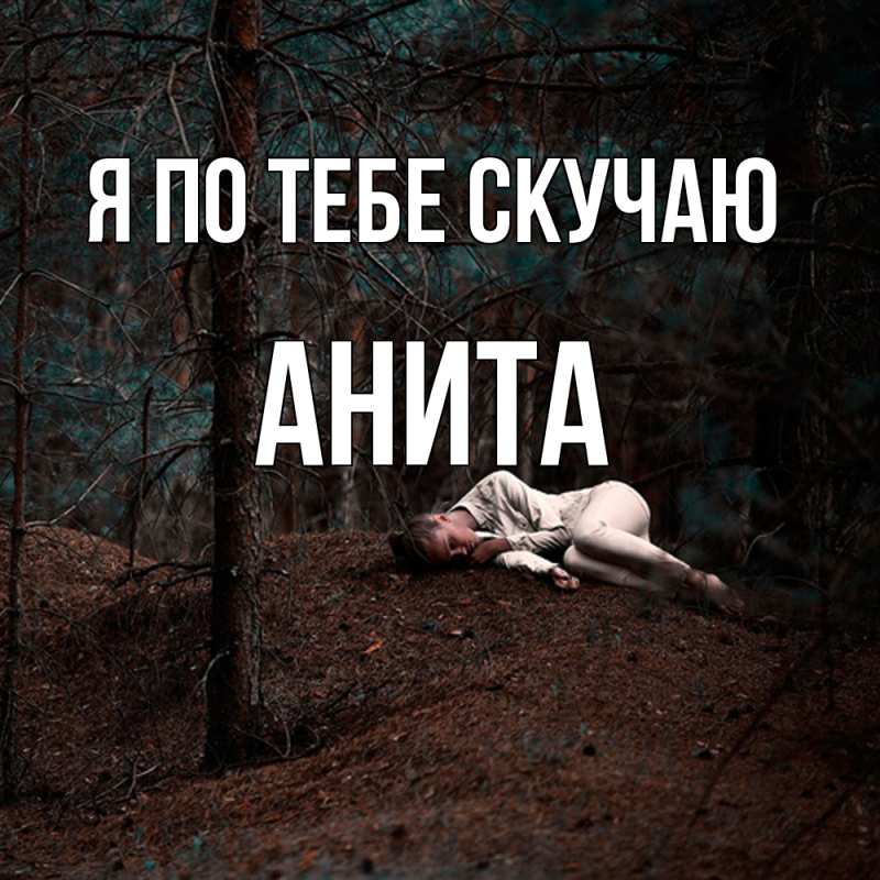 Картинка Я по тебе скучаю, Анита