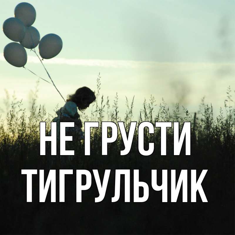 Картинка Не грусти, Тигpульчик
