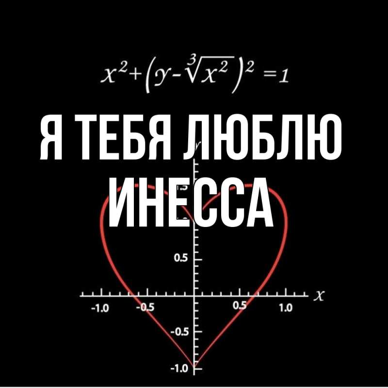 Картинка Я тебя люблю, Инесса