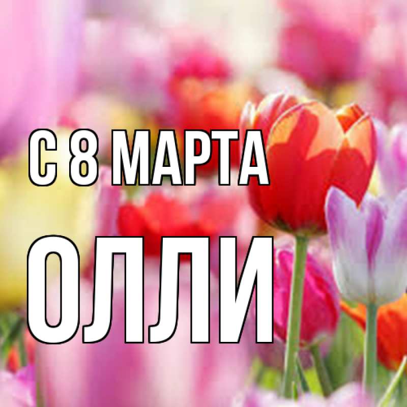Картинка C 8 МАРТА, Олли