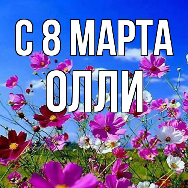 Картинка C 8 МАРТА, Олли