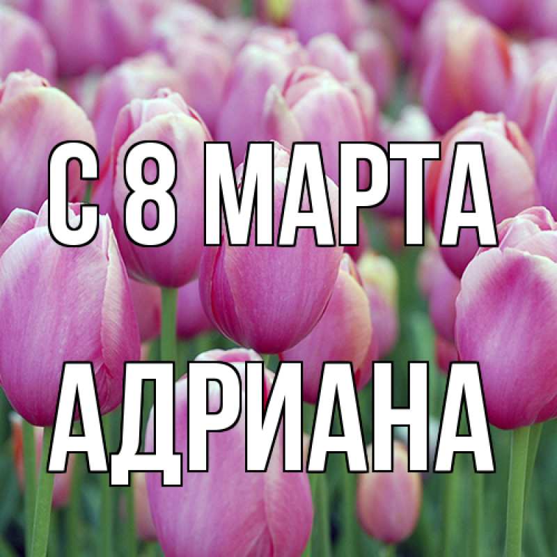 Картинка C 8 МАРТА, Адриана