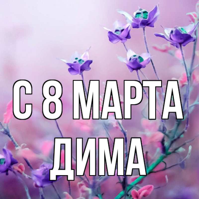 Картинка C 8 МАРТА, Дима