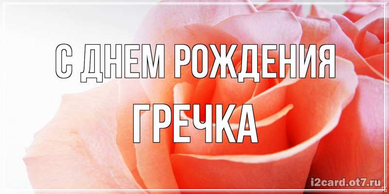 Картинка С днем рождения, Гречка