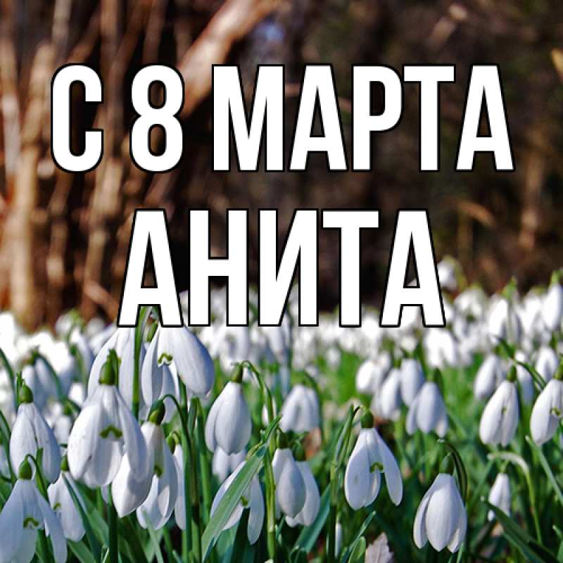 Картинка C 8 МАРТА, Анита