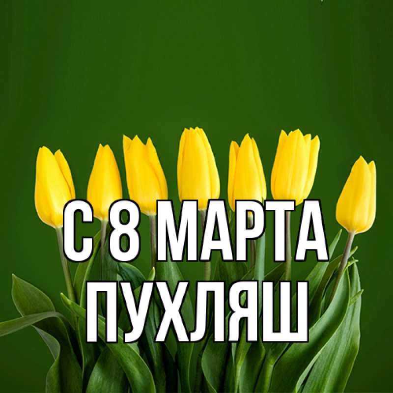 Картинка C 8 МАРТА, пухляш