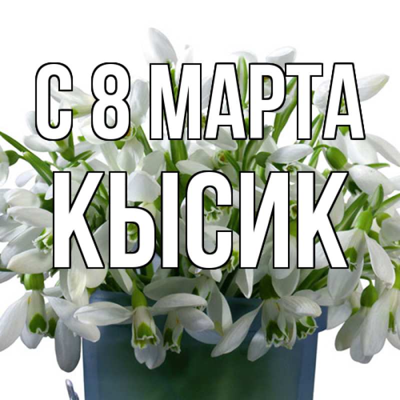 Картинка C 8 МАРТА, Кысик