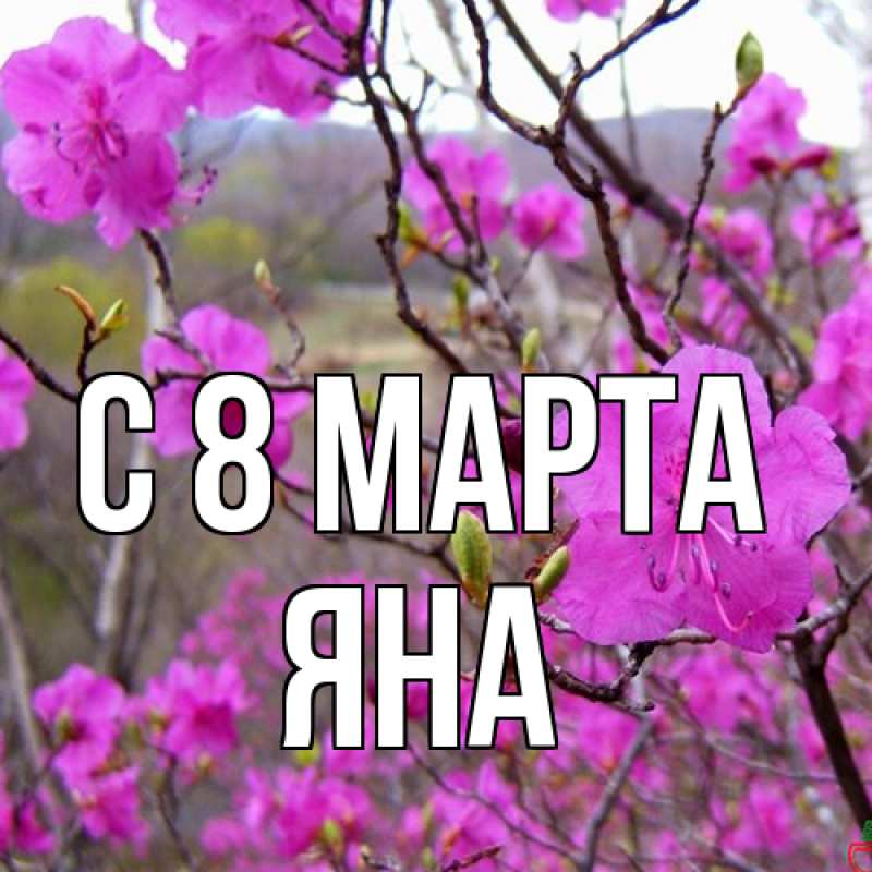 Картинка C 8 МАРТА, Яна