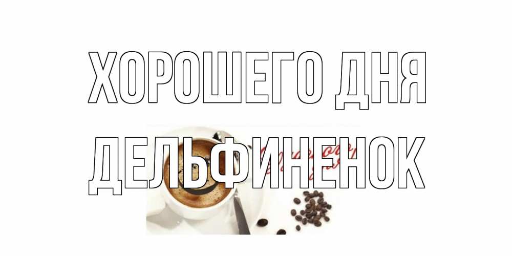 Открытка на каждый день с именем, дельфиненок Хорошего дня хорошего дня Прикольная открытка с пожеланием онлайн скачать бесплатно 