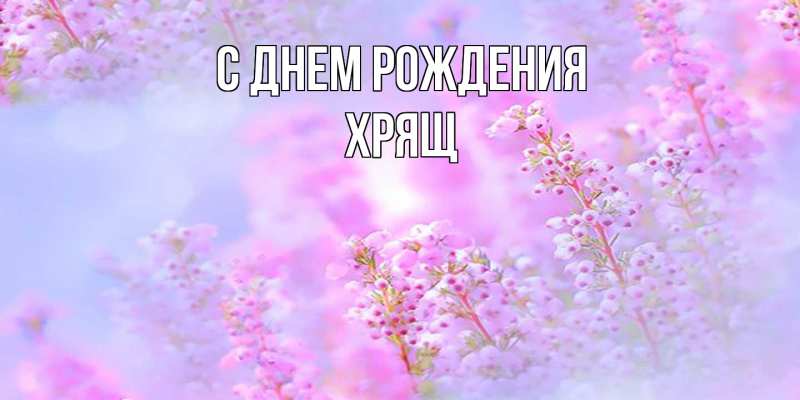 Картинка С днем рождения, Хрящ