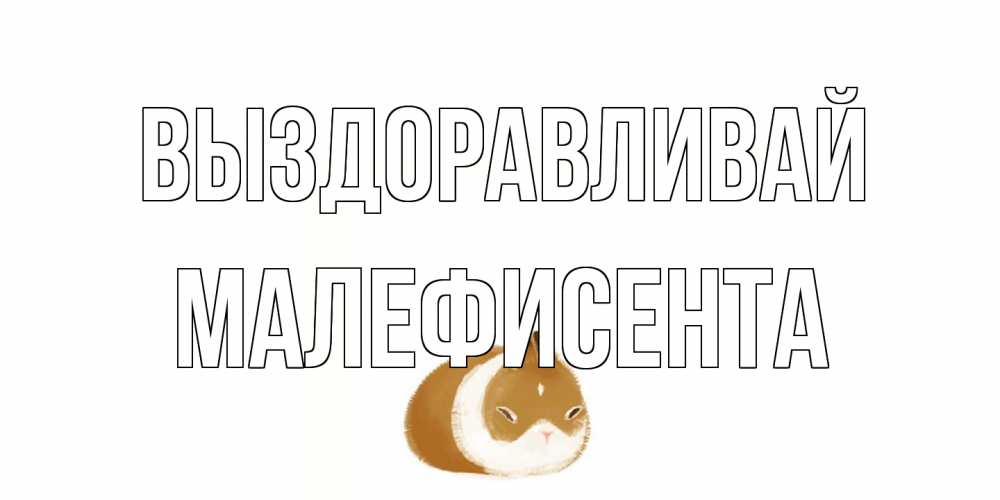Открытка на каждый день с именем, Малефисента Выздоравливай морская свинка на открытке с пожеланиями не болеть Прикольная открытка с пожеланием онлайн скачать бесплатно 