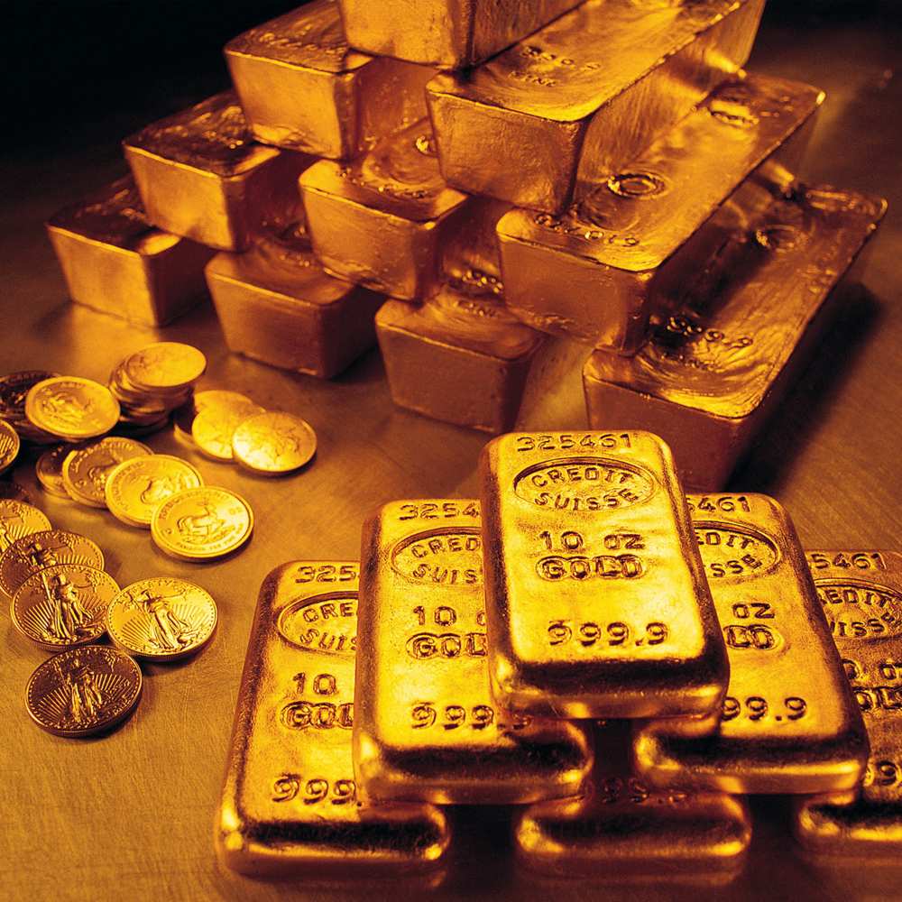 Открытка на каждый день с именем, безмятежная С днем рождения со слитками золота и золотыми монетами Прикольная открытка с пожеланием онлайн скачать бесплатно 