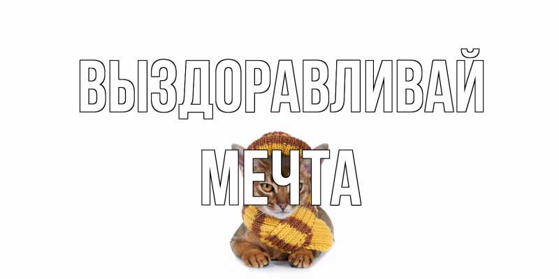 Картинка Выздоравливай, мечта