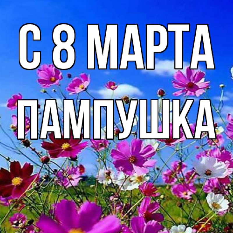 Картинка C 8 МАРТА, Пампушка