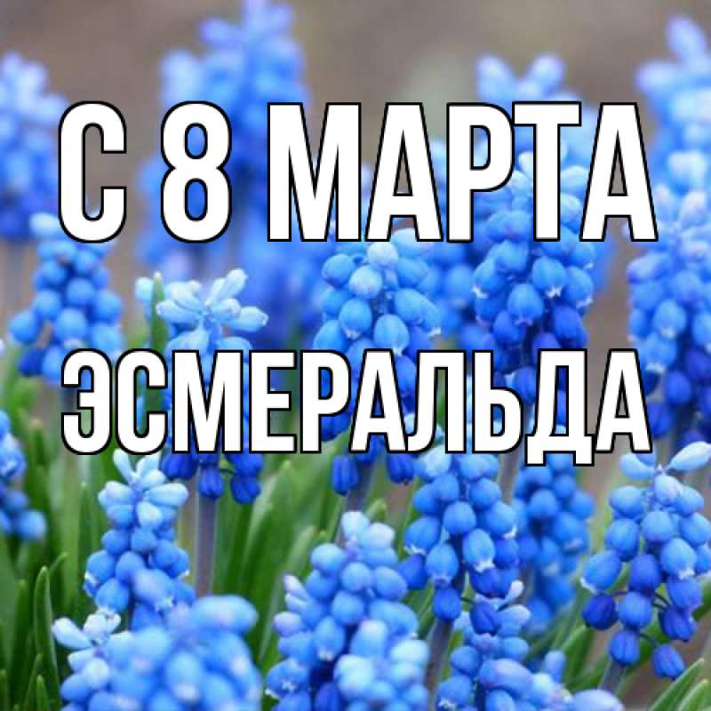 Картинка C 8 МАРТА, Эсмеральда