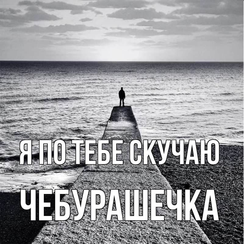 Картинка Я по тебе скучаю, Чебурашечка