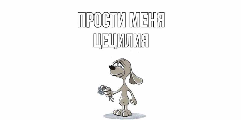 Картинка Прости меня, Цецилия