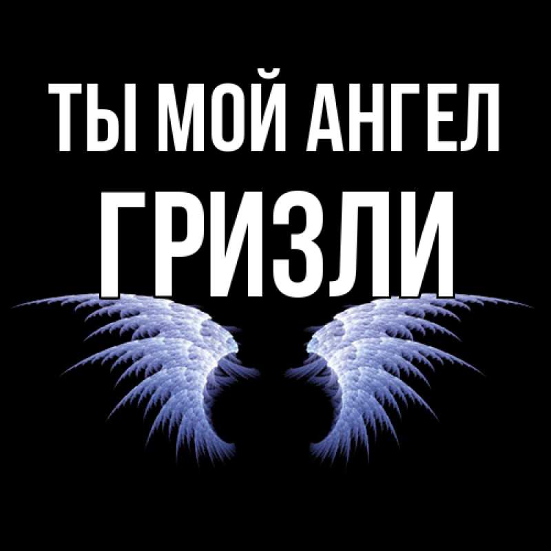 Картинка Ты мой ангел, Гризли