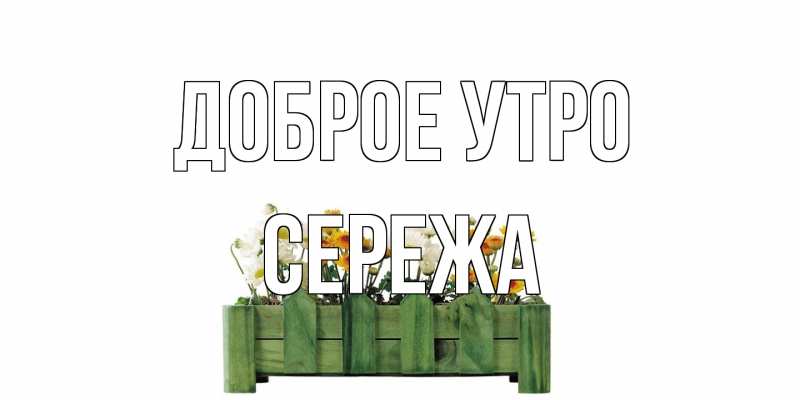 Картинка Доброе утро, Сережа