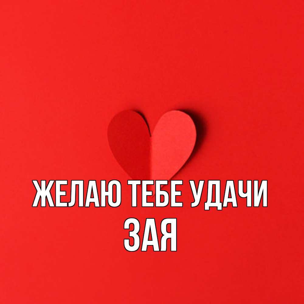 Открытка на каждый день с именем, Зая Желаю тебе удачи пусть повезет для любимых 1 Прикольная открытка с пожеланием онлайн скачать бесплатно 
