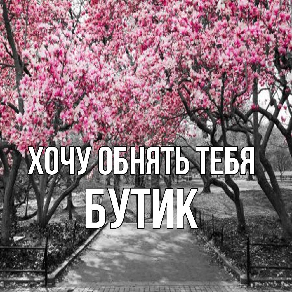 Открытка на каждый день с именем, Бутик Хочу обнять тебя обработанное фото Прикольная открытка с пожеланием онлайн скачать бесплатно 