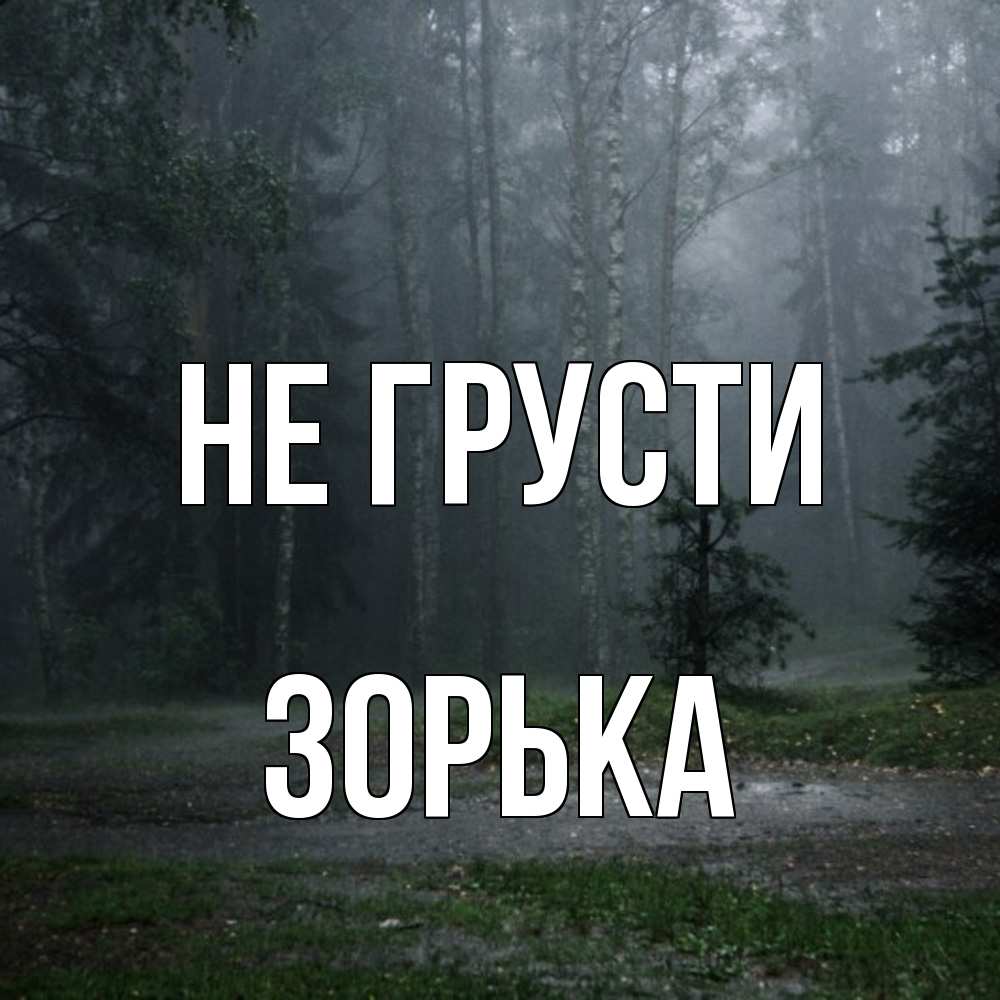 Открытка на каждый день с именем, Зоpька Не грусти осень Прикольная открытка с пожеланием онлайн скачать бесплатно 