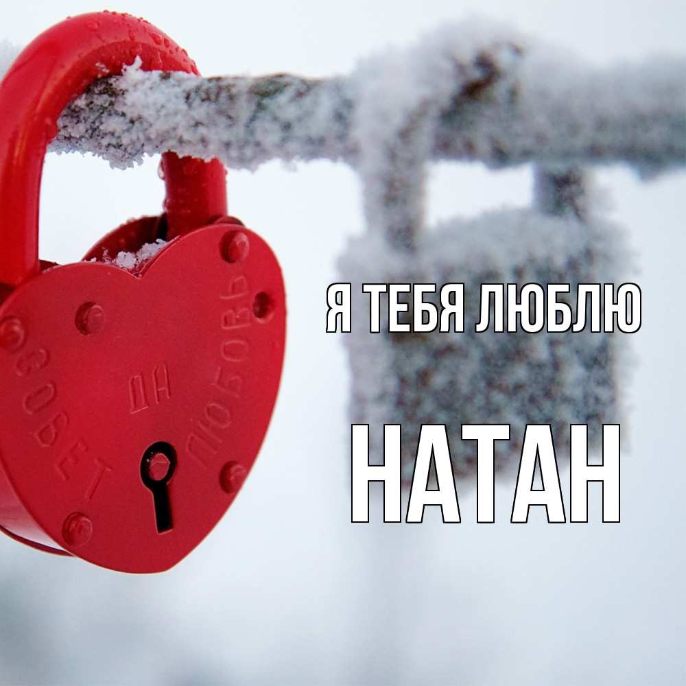 Открытка на каждый день с именем, Натан Я тебя люблю любви Прикольная открытка с пожеланием онлайн скачать бесплатно 
