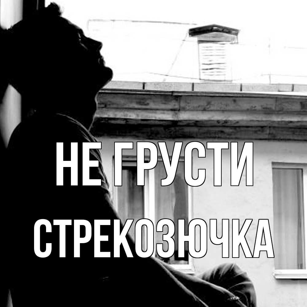 Открытка на каждый день с именем, Стрекозючка Не грусти старый дом Прикольная открытка с пожеланием онлайн скачать бесплатно 