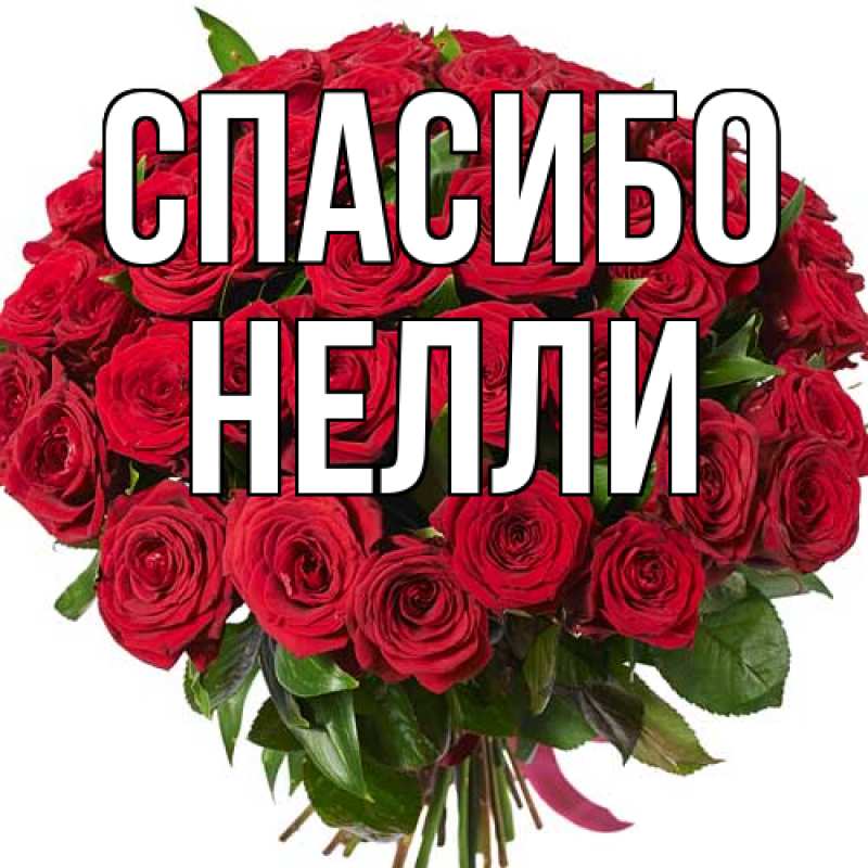Картинка Спасибо, Нелли