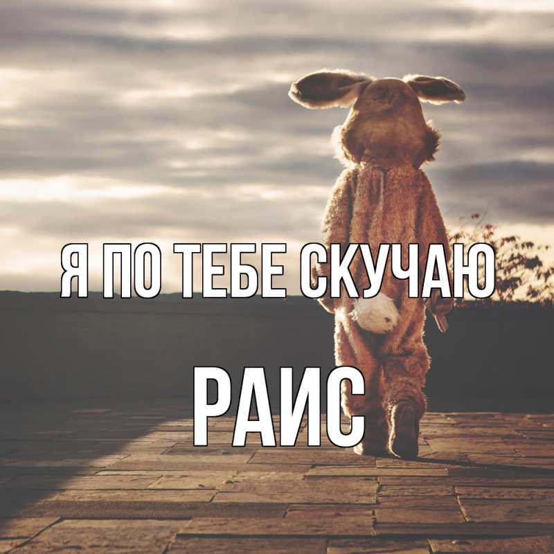 Картинка Я по тебе скучаю, Раис