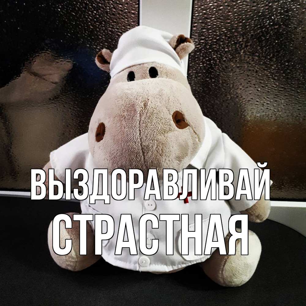 Открытка на каждый день с именем, Страстная Выздоравливай всех излечит исцелит Прикольная открытка с пожеланием онлайн скачать бесплатно 