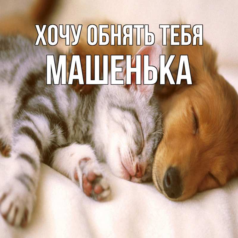 Картинка Хочу обнять тебя, Машенька